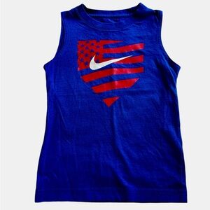 Boys Size 4 Nike sleeveless baseball top
